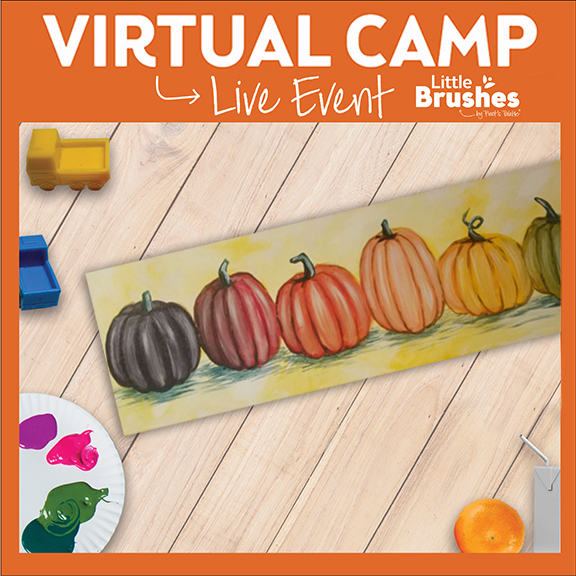 Little Brushes Painting Camp - Prismatic Pumpkins